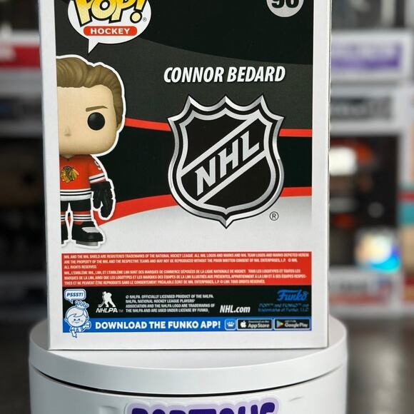 NHL Blackhawks Connor Bedard Funko Pop! #96 - Picture 3 of 6
